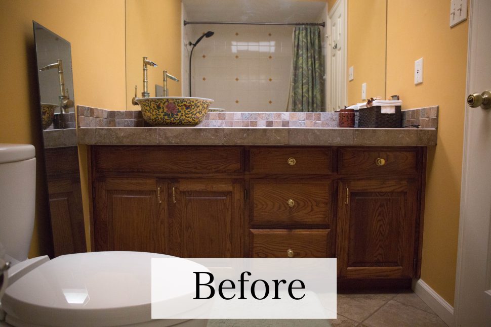 little chapel bathroom with hexagon tile by irwin construction