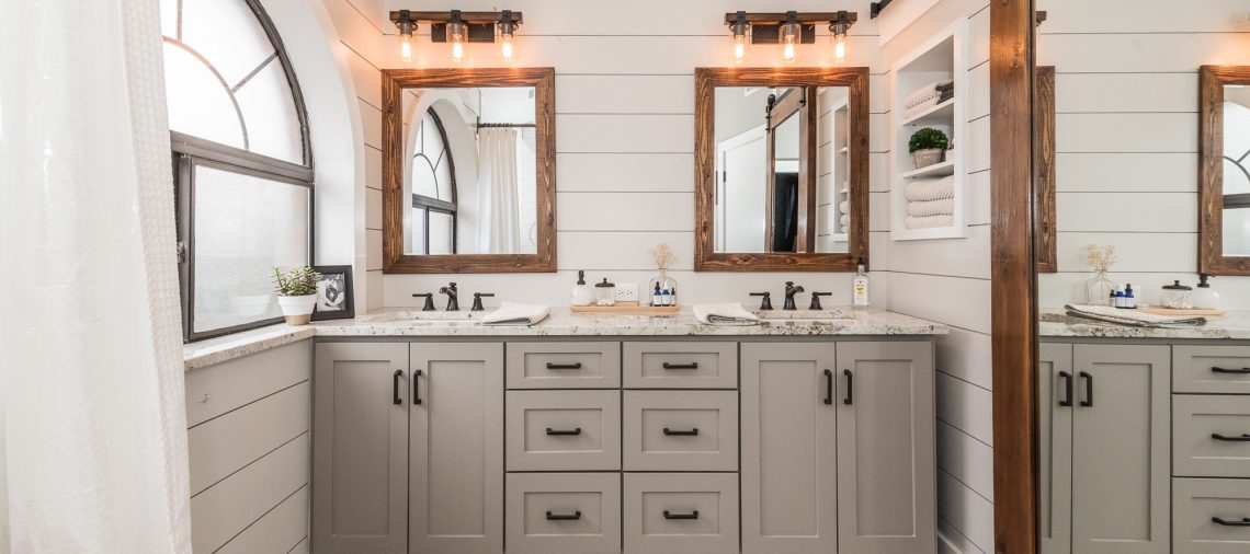 Modern Farmhouse Bathroom Before After Irwin Construction Modern Farmhouse Bathroom Before After Irwin Construction