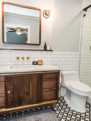 Midcentury Modern Bathroom – Before & After – Irwin Construction