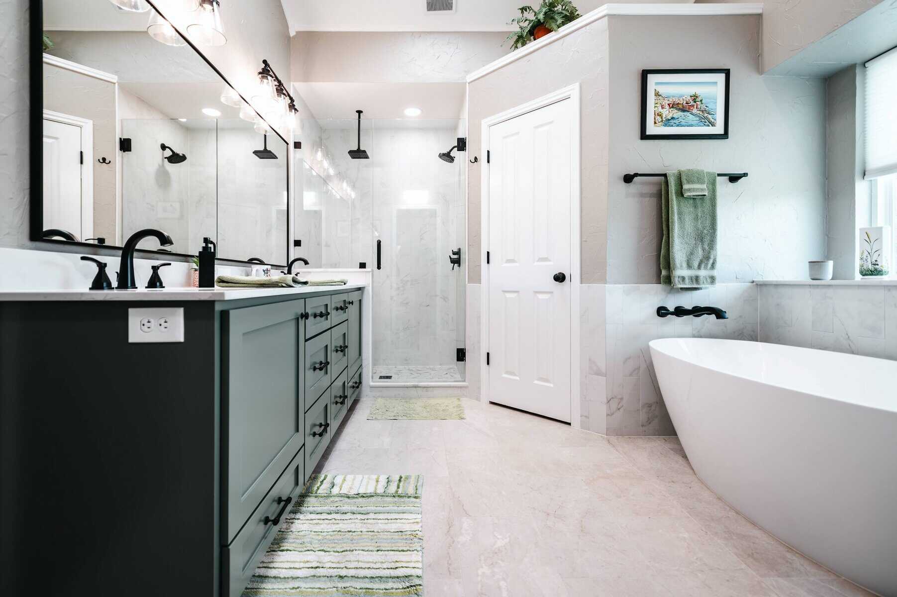Fresh Thyme Master Bathroom